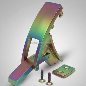 Boucle à levier robuste de remplacement pour ceintures de musculation et de powerlifting de 10-13 mm avec vis de fixation complètes et plaque de support - Product Image 1