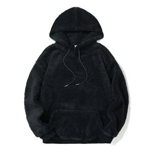 OEM Custom Log Sherpa Fleece Hoodies Customized Sherpa Fleece <b>Hoodie</b> Sweatshirts Heavyweight Thick <b>Fur</b> Pullover Thermal Hoodies - Product Image 4