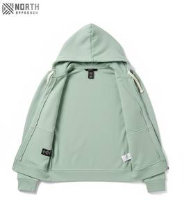 Sudaderas con capucha sólidas de invierno para hombre de alta calidad French Terry Drop Shoulder Knitted Personalizar Logo Casual - Product Image 6