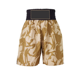 Pantalones cortos de boxeo para hombre de tendencia superior Cómodo Tejido de secado rápido Suave Ropa deportiva de talla grande para Artes Marciales Servicio OEM - Product Image 1