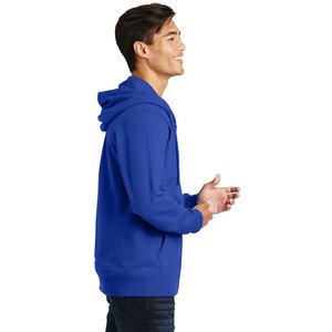 Sweat à capuche pour homme à fermeture éclair, manches longues, en molleton 100% coton, respirant, écologique, pour le sport de plein air et le jogging - Product Image 6