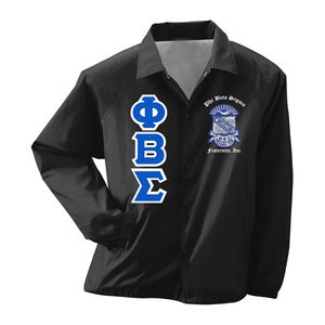 2025 Custom Windbreaker <b>Jackets</b> for Winter Fraternities Sororities Lettering Including Alpha Gamma Rho Delta Sigma Zeta - Product Image 5