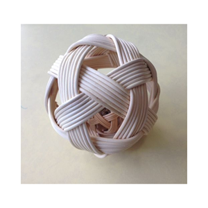 Accesorios hechos a mano, bolas de ratán de hoja de maíz de algas marinas tejidas naturales, juguetes masticables para decoración/Accesorios - Product Image 4