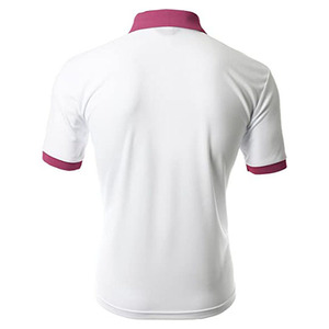 Polo de hombre transpirable de color sólido con logotipo personalizado, nuevo diseño de Venta caliente, Polo de hombre de ropa informal - Product Image 4