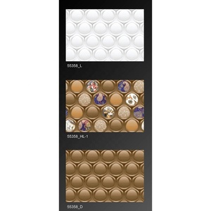 ราคาถูกขายส่งซีเมนต์กาว30X45 3D กระเบื้องบุผนังวัสดุก่อสร้างซัพพลาย300X450ตกแต่งบ้านสีกระเบื้องภายนอก - Product Image 6