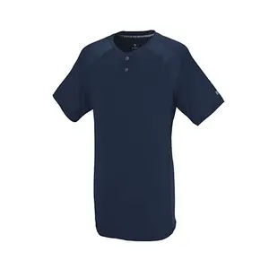เสื้อเบสบอลแบบลำลองปักโลโก้ได้ตามต้องการสำหรับทีมซอฟต์บอลเสื้อเจอร์ซีย์ที่เหมาะสม