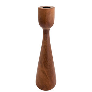 Wooden Decorative <b>Candle</b> Stand Set of 3 Walnut Colour Standard Size <b>Candle</b> <b>Stick</b> <b>Holder</b> for Christmas Decoration - Product Image 3