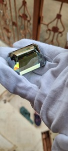 เพชรมอยส์ซอไนต์สีเขียวน้ำเงิน337.25แผ่นเพชรโมอิสซาไนต์ทรงหลวมจี้แบบสั่งทำ & เครื่องประดับเพชรอื่นๆ - Product Image 3