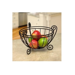 Wired Premium Metal Fruit <b>Basket</b> With High Quality Finished Adds Luxury Appeal To Dining Rooms Kitchens And Event <b>Tables</b> - Product Image 2