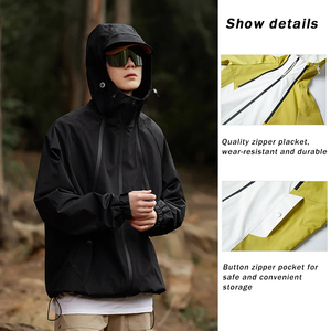 Veste en cuir noire pour homme, de haute qualité, tendance, décontractée, best-seller, hiver, automne - Product Image 4