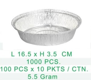 Giá tốt nhất dùng một lần nhôm lá Bát nhôm lá tròn <span class=keywords><strong>container</strong></span> với nắp để nướng/Lá khay với nắp Takeaway thực phẩm bát - Product Image 3