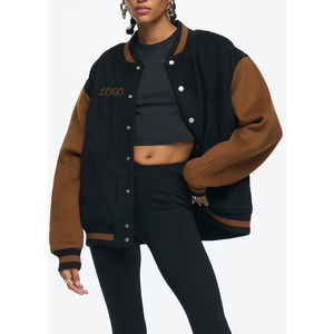 Chaqueta Bomber de Invierno para Mujer, Diseño 2025, Sudadera con Capucha Personalizada, Estilo Béisbol, para Exteriores, Sostenible, Transpirable, de Secado Rápido - Product Image 1