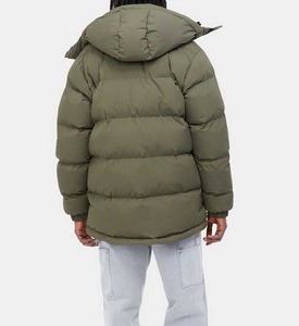 Chaquetas acolchadas de diseñador para hombre, Sudadera con capucha cálida de invierno atlética barata, tela empacable de estilo callejero impermeable - Product Image 3