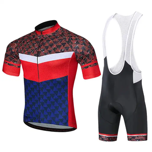 Conjuntos de Maillot y Culote Corto de Ciclismo para Hombre, Diseño de Logotipo Personalizado de Alta Calidad, Transpirables, de Secado Rápido y sin Costuras - Product Image 3