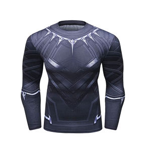 Ensemble d'entraînement MMA personnalisé pour l'hiver, streetwear, rashguard + short de combat, respirant, séchage rapide, vêtements de compression unisexe, 2 pièces - Product Image 4