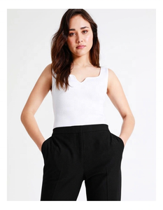 กางเกงขาตรงสีดำสำหรับผู้หญิงกางเกงที่มีสไตล์พิเศษเหล่านี้มีทรงพอดีตัวและเข็มขัดเอวสูงปานกลาง - Product Image 3