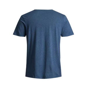 Camiseta 100% algodón para hombre, corte holgado, estampada, de alta calidad, informal, extragrande, diseño sólido, estilo urbano, peso pesado - Product Image 3