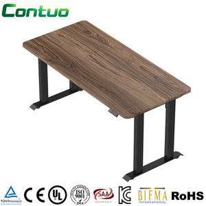 Escritorio Eléctrico de Altura Ajustable con Base de 4 <span class=keywords><strong>Patas</strong></span> y Motor Dual, <span class=keywords><strong>Mesa</strong></span> de Trabajo Ergonómica <span class=keywords><strong>para</strong></span> Computadora - Product Image 1