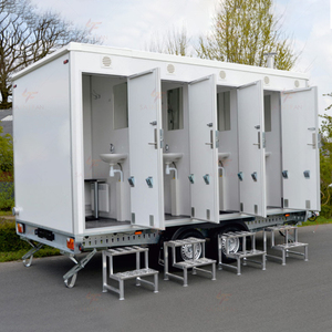 Vip cắm trại nhà vệ sinh Trailer Trọng lượng nhẹ Thiết kế di động với hệ thống thông gió - Product Image 6