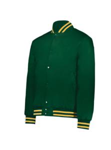 Nouveau vert primium pour homme avec bretelles jaunes Varsity Jacket pour Bulls Chicago Jacke - Product Image 3