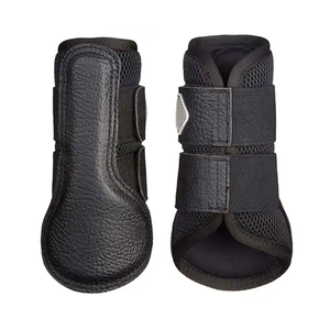 Protège-tendons pour chevaux, bottes d'entraînement sportives, équipement de protection pour l'équitation, fournitures équestres, marron - Product Image 2