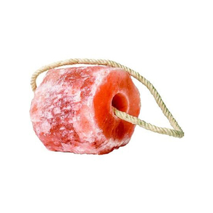 Bloc de sel rose de l'Himalaya pour animaux de compagnie fait à la main personnalisable artisanat naturel soutien bien-être des animaux lécher corde caractéristique cadeaux de vacances - Product Image 1