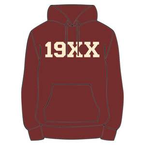 Année de fondation DST Delta Maroon Pullover Hoodie Premium Cotton Blend Greek Sorority Apparel Divine Nine HBCU Soror Hoodie - Product Image 2
