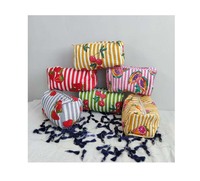 Pochette Extra Large, pochette en coton, pochette zippée, grande trousse de toilette, pochette moderne, grande trousse à cosmétiques, pochette géante, grande pochette à langer,