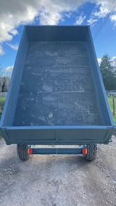 <b>Hot</b> Selling 4 and 2 <b>Wheel</b> 8 Ton Tipping Trailer <b>for</b> Farm Used Ready <b>for</b> Export Hydraulic Dump 8 Ton Trailer <b>for</b> <b>Sale</b> - Product Image 5
