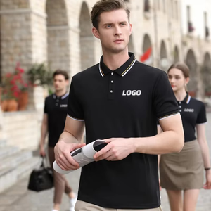 Moda de verano personalizada para hombre, polos de manga corta, camisetas diarias informales, diseño personalizado, camisa de solapa, Material de Jersey - Product Image 1