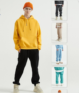 Sudadera con capucha informal de lana de algodón última buena calidad logotipo personalizado Sudadera con capucha y Joggers conjunto Jogging en blanco hombres 2 uds conjuntos - Product Image 4