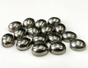 Piedra preciosa suelta cabujón ovalado 5x7mm pirita de calidad superior natural - Product Image 2