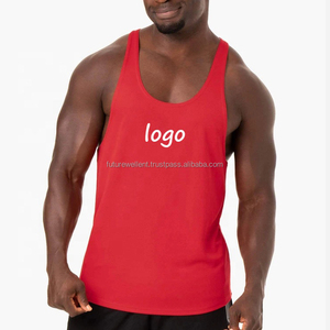 Camisetas sin mangas lisas ajustadas con logotipo de calidad Premium para hombres 2025 nuevo estilo de ropa de calle camiseta sin mangas de Color personalizado para hombres - Product Image 6