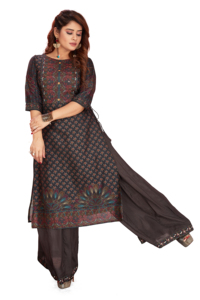 Ropa de moda para todos los días, Ropa Étnica para mujer, conjunto de Kurta indio para fiestas y ocasiones festivas DE LA India - Product Image 3