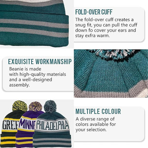 Custom Made Your Own Design High Quality Wholesale 3D Embroidery Breathable <b>Waterproof</b> Adjustable Unisex <b>Beanie</b> Caps - Product Image 5