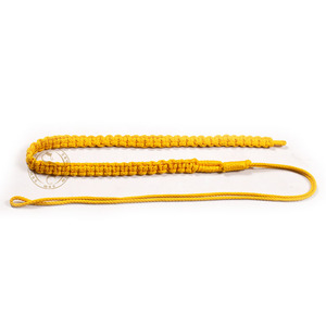 เชือกเส้นเดี่ยวสีแดงและสีดำสายคล้องคอผ้าไหมแบบมีสายสำหรับเครื่องแบบทหารราบสายคล้องสีแบบกำหนดเองสำหรับชุดเครื่องแบบ - Product Image 4