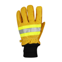 Gants de sécurité pour pompier coupe thermique et à membrane imperméable à haute résistance