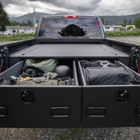 2023 nouveau tiroir enduit de poudre d'aluminium pour camionnette