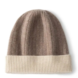 High Quality Custom Label Acrylic Beanie Wholesale <b>Knitted</b> Ribbed Bulk Winter <b>Hat</b> Short Type <b>Men</b> Plain Beanie Unisex custom logo - Product Image 2