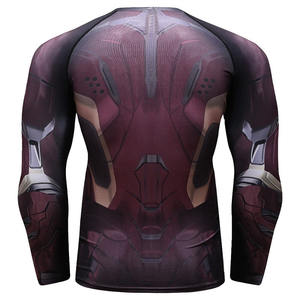 Meilleur design, impression de logo personnalisée, rashguard à manches longues respirant de haute qualité en spandex/polyester, séchage rapide, best-seller - Product Image 3