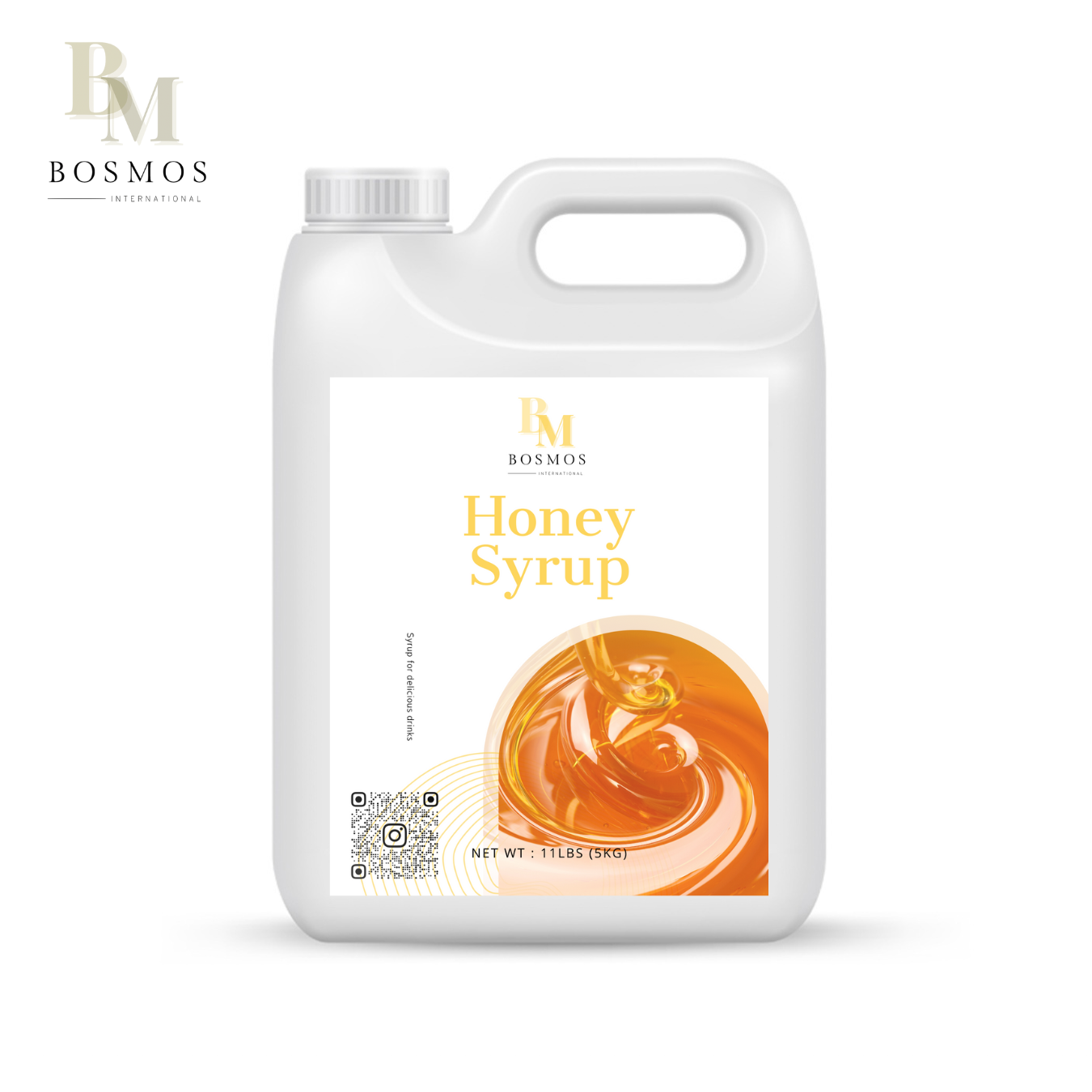 Bosmos _ Honey Syrup 3Kg-Pemasok Teh Gelembung Taiwan Terbaik, Teh Gelembung Sirup Madu