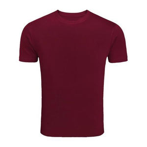 T-shirt à manches courtes de couleur unie pour hommes grande taille vêtements d'affaires décontractés en coton tricoté prix de gros du Bangladesh - Product Image 1