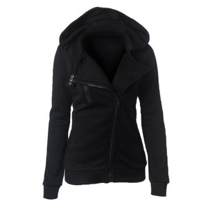 Sudadera con Capucha y Cuello Alto Estampada Personalizada para Mujer, Otoño Invierno |   Chaqueta tipo jersey con mangas farol y transpirable - Product Image 6