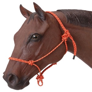Venta al por mayor logotipo personalizado de calidad superior caballo Halter Kanpur India inglés sillín ecuestre cuerda de nailon vaquero trenzado tachuela para - Product Image 6