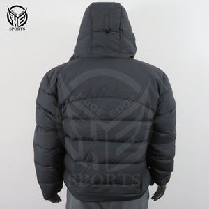 Chaqueta de invierno para hombre, ropa de calle, bombardero, chaqueta de bombardero con cremallera y capucha informal para exteriores de alta calidad para hombre - Product Image 6