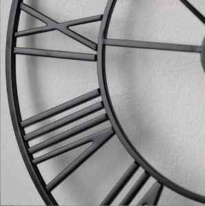 Large Metal Wall <b>Clock</b> Antique <b>Vintage</b> Decorative Wholesale Design for Home Living Room and Office Modern Interiors - Product Image 4