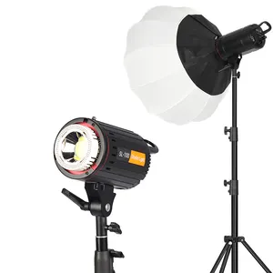 Lampu Kamera Ponsel Rias LED Dua Tabung Cahaya Isi Video Langsung Pencahayaan Fotografi Lengan Ganda dengan Tripod Multimedia Ekstrem