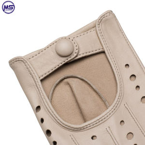 Guantes de cuero para conducir, de alta calidad, con logotipo personalizado, Material de cuero, OEM, ODM, para conducir, en varios colores - Product Image 5