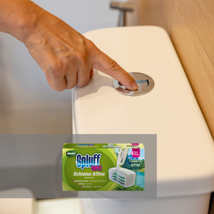 Détergent liquide Spluff 4x33g Fraîcheur alpine Désodorisant pour toilettes longue durée Fournit une fraîcheur continue - Product Image 2