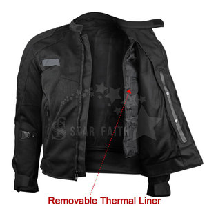 Men Cordura Motorcycle <b>Jacket</b> Durable Textile Material Riding <b>Jacket</b> With Adjustable Waist And Elbow Protectors - Product Image 5